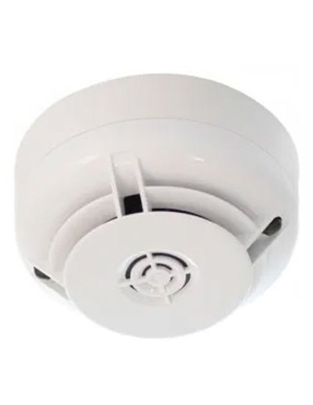 Detector óptico NRX-opt Notifier via rádio na bagunça vermelha de ágil. Inclui 4 pilhas CR123A. Requer base B5501RF