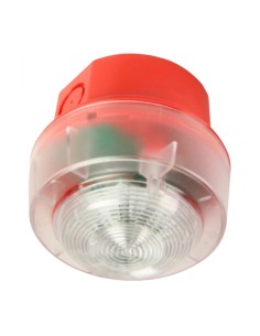 Comprar NOTIFIER CWST-RW-W5 Flash con base alta IP65 de color rojo EN54/23 CWST-RW-W5