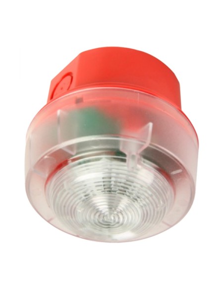 Comprar NOTIFIER CWST-RW-W5 Flash con base alta IP65 de color rojo EN54/23 CWST-RW-W5