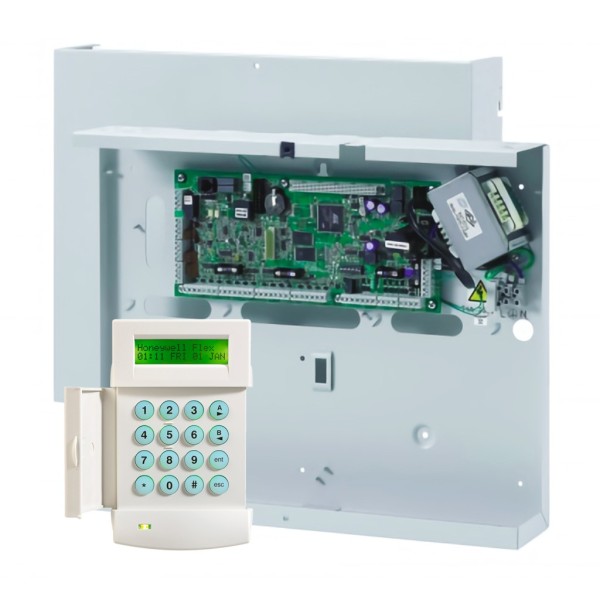 Honeywell C048-D-E1-KPD Kit Central Galaxy Dimension 16 Zonas até 48 e teclado MK7. Grau 3