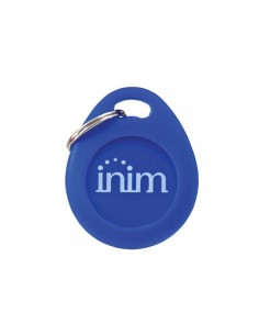 Cadeias chave plásticas de plástico Inim NKEz para os leitores de proximidade da série NBY. Azul