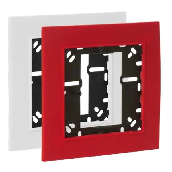 ESSER-704967-Marco adaptador de montaje rojo