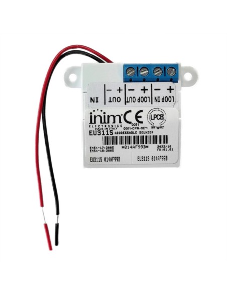 Comprar INIM EU311S Micromódulo de salida con aislador incorporado. Salida identificada como sirena EU311S