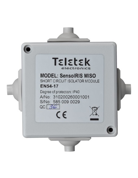 Módulo de isolamento do Teletek sensóiris-miso de acordo com a EN54-17