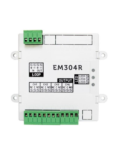 Comprar INIM EM304R Módulo de 4 salidas de relé con aislador EM304R