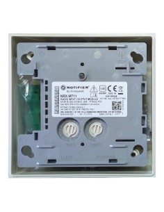 Módulo de entrada e saída do Notifier NRX-M711 via rádio. Inclui 4 pilhas CR123A