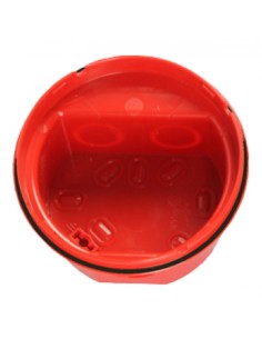 Notifier CWR Pacote de 5 bases altas IP65 vermelho para dispositivos sobresselentes série Enscape CWSX-RY-ZZ