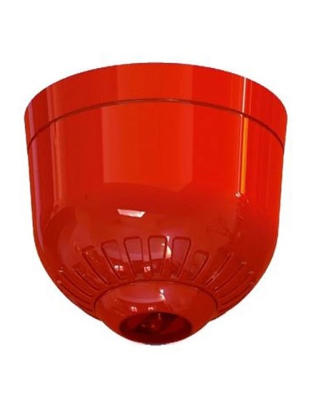 Piloto do estroboscópio comercial do FAC350 do Kidde para o interior no teto. Flash vermelho