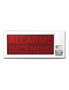 Inim Ess022 placa óptica e acústica 293x130x75mm para sistemas analógicos endereçáveis