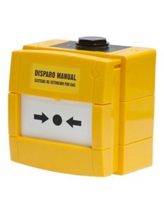 Comprar NOTIFIER W3A-Y000SG-K013-65 Pulsador KAC Disparo de Extinción EN-12094-3. IP65. Color Amarillo W3A-Y000SG-K013-65