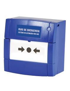 Comprar NOTIFIER M3A-B000SG-K013-66 Pulsador KAC Paro de Extinción EN-12094-3. Color Azul M3A-B000SG-K013-66