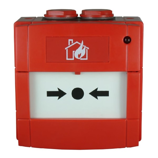 Botão de alarme analógico Morley W5A-RP06SG-K013-41 Relazable com isolante. Ip67