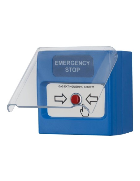 TELETEK SENSOMAG-MHB50 Manual Button Fortintion, para o corte de extinção. Azul