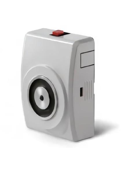 Comprar NOTIFIER 960120 Retenedor electromagnético de 400N de pared con caja y pulsador, para puerta cortafuego. Caja de plástic