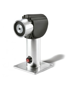 Motificador 960122 400n parede retentor eletromagnético, com suporte de 90º dobrável (300 mm) para solo ou 180º (325 mm)