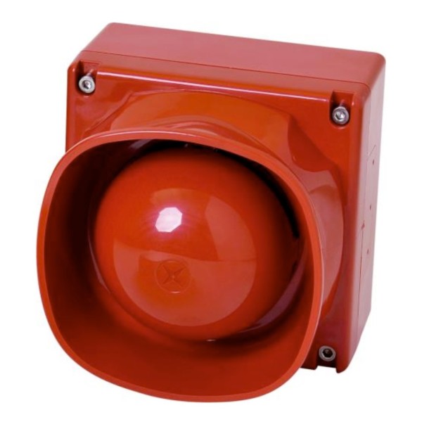 Bosch FNM-420-B-RD Sirene Analógica para Exterior. Vermelho. Ip66