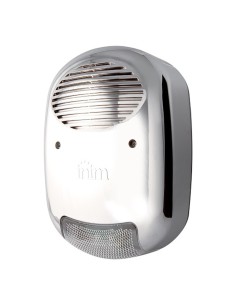 Exterior Inim Ivy-BFM Siren Siren. Modelo no I-Bus. Proteção anti-objeção. Efeito metálico