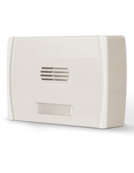 Comprar INIM SMARTY-GIB Sirena Interior. 110dB con indicador luminoso de led, 12V. Color blanco SMARTY-GIB