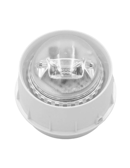 Comprar NOTIFIER NRX-WSF-WR Sirena con flash rojo vía radio en red Mesh de Agile. Incluye 4 pilas CR123A. Color blanco NRX-WSF-W