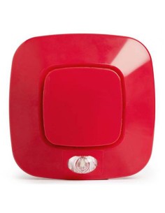 IMS é 2030RE ACÚSTICA SIREN VOCIAL E MENSAGENS VOCIAS. Montagem na parede. Cor vermelha