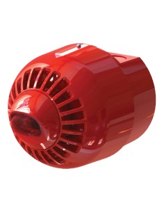 Comprar KIDDE COMMERCIAL ASW367 Sirena de policarbonato para exterior. Montaje en pared. Lámpara lanzadestellos rojo. 85 a 97 dB