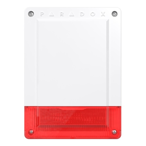 Paradoxo SR250-Network Siren Exterior via rádio bidirecional. Compat. SP / mg (no SP4000) com RTX3, MG6250. 2 grau