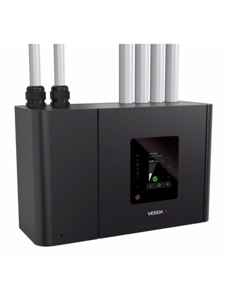 Notifier Vep-A10-P VESDA-E VEPDA 1 Sistema de Sucção de Canal, 4 Tubos 560m. Frente com exibição