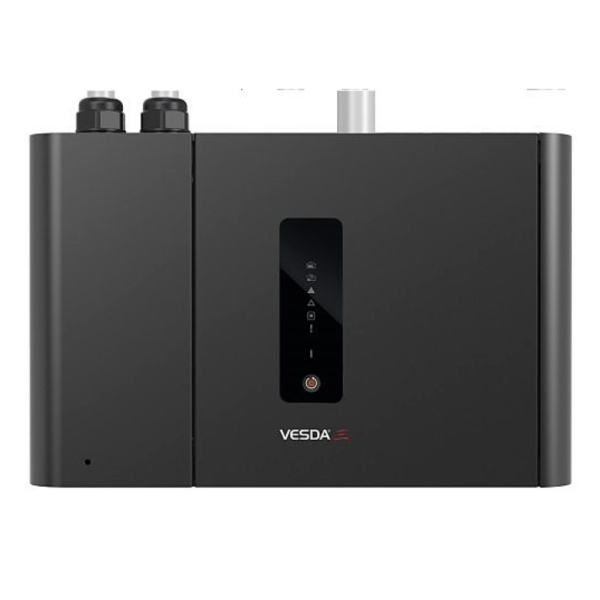 Vesda vep-a00-1p vesda. Vesda e mais sistema de aspiração de 1 tubo com indicadores LED