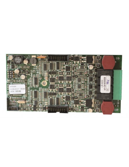 Cartão de expansão do notificador lib-8200 de 2 laços análogos com potência de energia de 750mA para loop para AM-8200