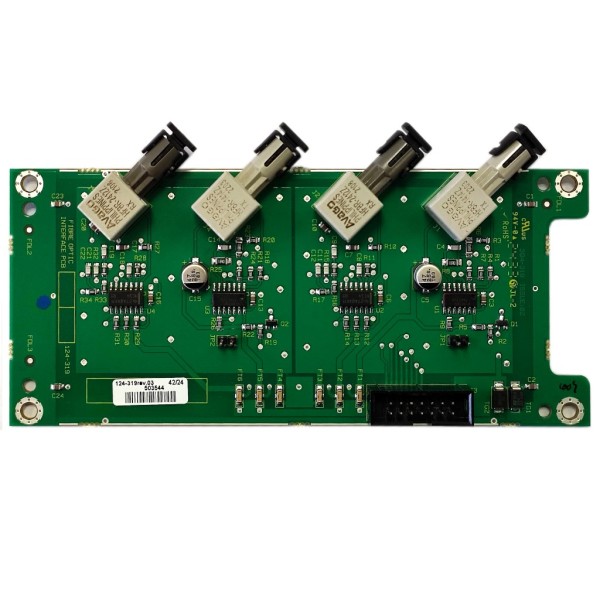 Cartão Notifier 020-643 para conectar as plantas ID3000 com a rede ID2NET por multimodo fibra óptica