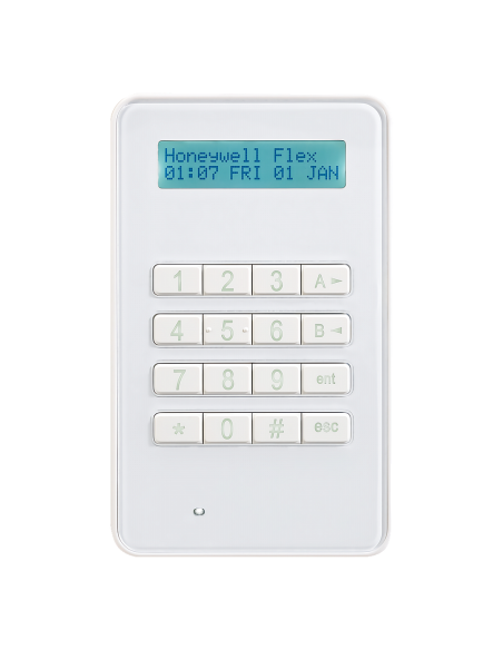 Honeywell CP050-00-01 Teclado LCD MK8. Luz de fundo branca. Buzzer e Tamper. Grau 3