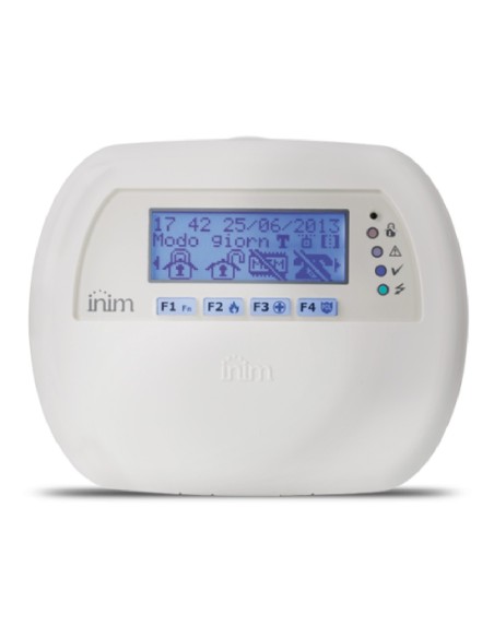 Comprar INIM JOY-GR Teclado LCD con 4 leds de señalización y 2 terminales I/O. Grado 3 JOY-GR