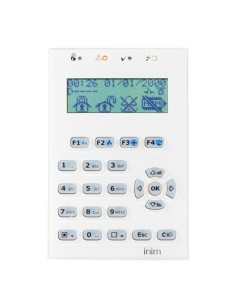 Comprar INIM NCODE-G-WH Teclado LCD. 4 leds. 1 terminal I/O. Sensor de luminosidad. Para centrales PRIME. Color Blanco NCODE-G-W