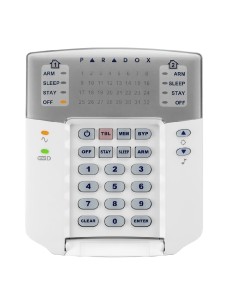 Paradox K32 Emparelhado Teclado LED K32 + Fiação. 2 grau