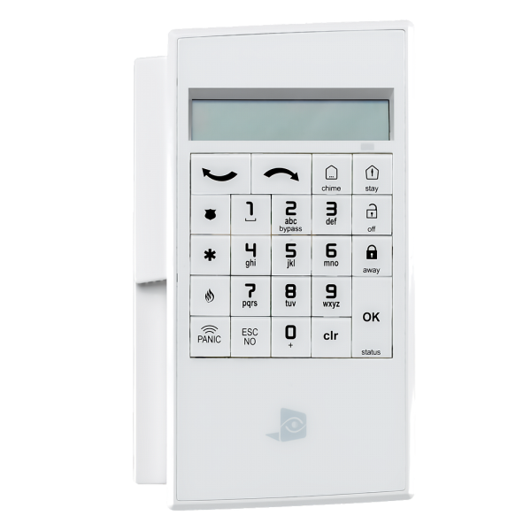 Teclado alfanumérico sem fio xmb210 videofied xmb com leitor de cartão integrado