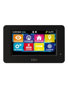 Inim Alien-S-Bl teclado de 4,3 ". 480x272. Cor preta. Grau 3