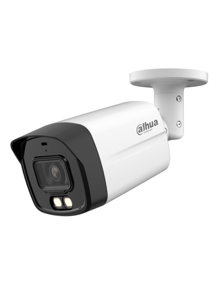 Comprar DAHUA HAC-HFW1200TLM-IL-A-0360B-S6 Tubular HDCVI 4EN1 2M 1080P Iluminación Dual LED40m/IR40m 3.6mm IP67 MIC HAC-HFW1200T