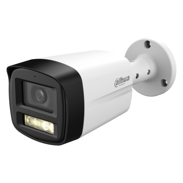 Comprar DAHUA HAC-HFW1500TLM-IL-A-0280B-S3 Tubular HDCVI 4EN1 5M Iluminación Dual LED40m/IR40m 2.8mm IP67 MIC HAC-HFW1500TLM-IL-