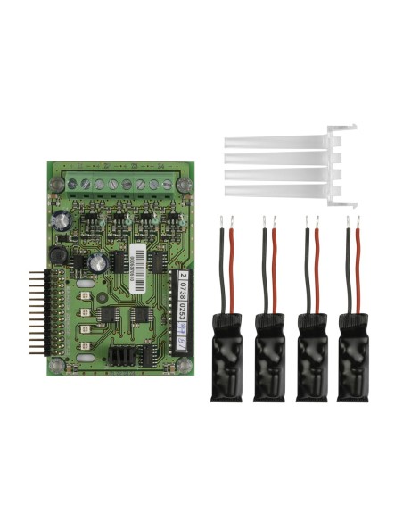 Teletek Me4 Expander Módulo 4 Zonas para Mag8Plus