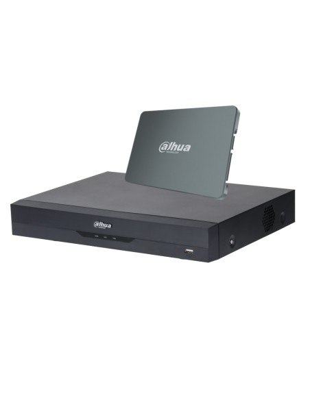 Dahua S-XVR5104HE-4KL-I3 (1T) DVR 5N1 H265 4K 4K @ 6IPS + 4IP 8MP 1HDMI 1HDD E / S AI com SSD- v800s1tb