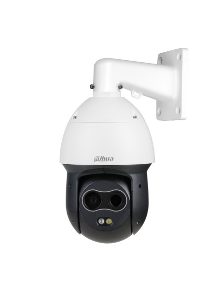 Dahua TPC-SD2221-B3F4 Dome PTZ Híbrido IP Térmica AI 256 * 192 3.5mm + 2M 4mm IP66 12V PoE + Áudio I / O