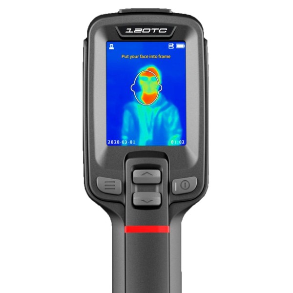 Lenx LX-120TC câmera termográfica para medição de temperatura. Resolução térmica 120x90