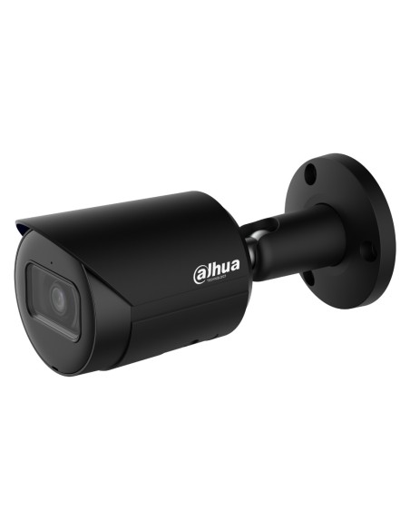 Dahua IPC-HFW2441S-S-0280B-B Tubular IP H265 4M WDR luz de Starlight IR30M 2.8mm IP67 Poe Mic Ai Black Color