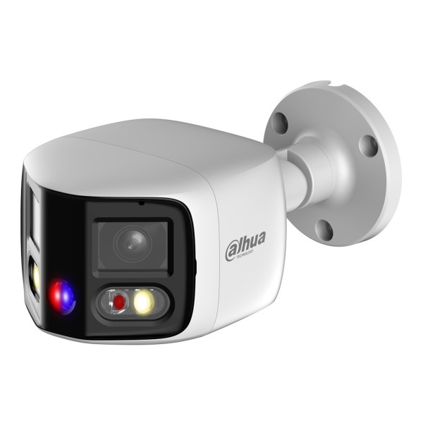 Dahua IPC-PFW3849S-A180-AS-PV-0280B Tubular IP H265 2x4M Tioc 2.0 Dual-lens Splicing WDR140DB LED20M / IR25M 2.8mm IP67 PoE SD A