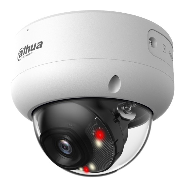 Dahua IPC-HDBW3449E-AS-IP-0280B DOME IP H265 4M WDR LED40M / IR40M 2.8mm IK10 IP67 PoE SD Audio Mic E / S AI