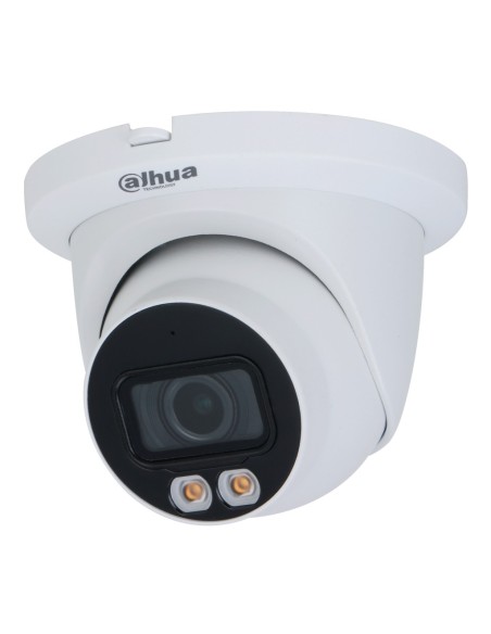 Dahua IPC-HDW5449TM-SE-LED Minidomo IP H265 4M Cor Completo 2.0 WDR 140dB Starlight LED30M 2.8mm IP67 EPEE SD MIC AI