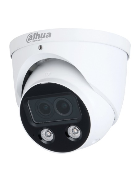 Comprar DAHUA IPC-HDW5449H-ASE-D2 MiniDomo IP H265 4M DUAL-LENS FULL COLOR 2.0 dWDR Starlight IR50m/2LED 2.8mm IP67 ePoE AUDIO M