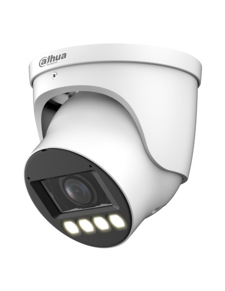 Dahua IPC-HDW5449H-ZE-LED-S2 MiniDomo IP H265 4M Cor Completo WDR 140dB Starlight 4LED50M 2.7-12VFM IP67 EPEE SD AUDIO MIC E / S