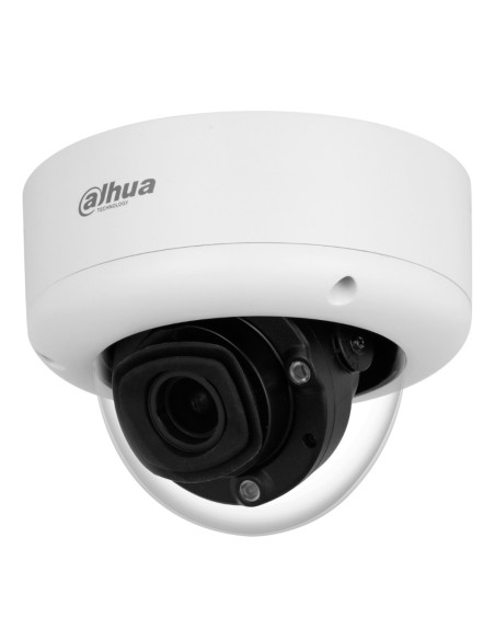 Dahua IPC-HDBW7842E1-Z4-X Dome IP H265 8M WDR deeplight IR80M 8-32VFM IK10 IP67 PoE + SD Áudio I / O AI
