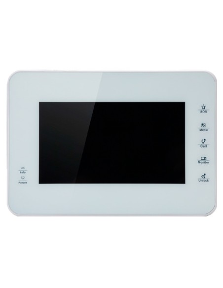 Comprar DAHUA VTH1560BW Monitor Interior 7" de Superficie para Videoportero IP SD 4GB 8E Alarma Blanco VTH1560BW